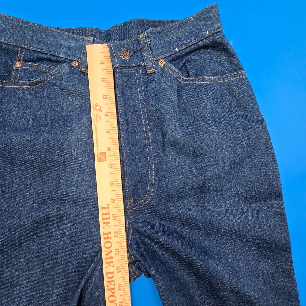 VTG 1981 Levi's 25414 Orange Tab Jeans NOS 27x34‎ Deadstock High Rise 517 USA - Picture 7 of 11